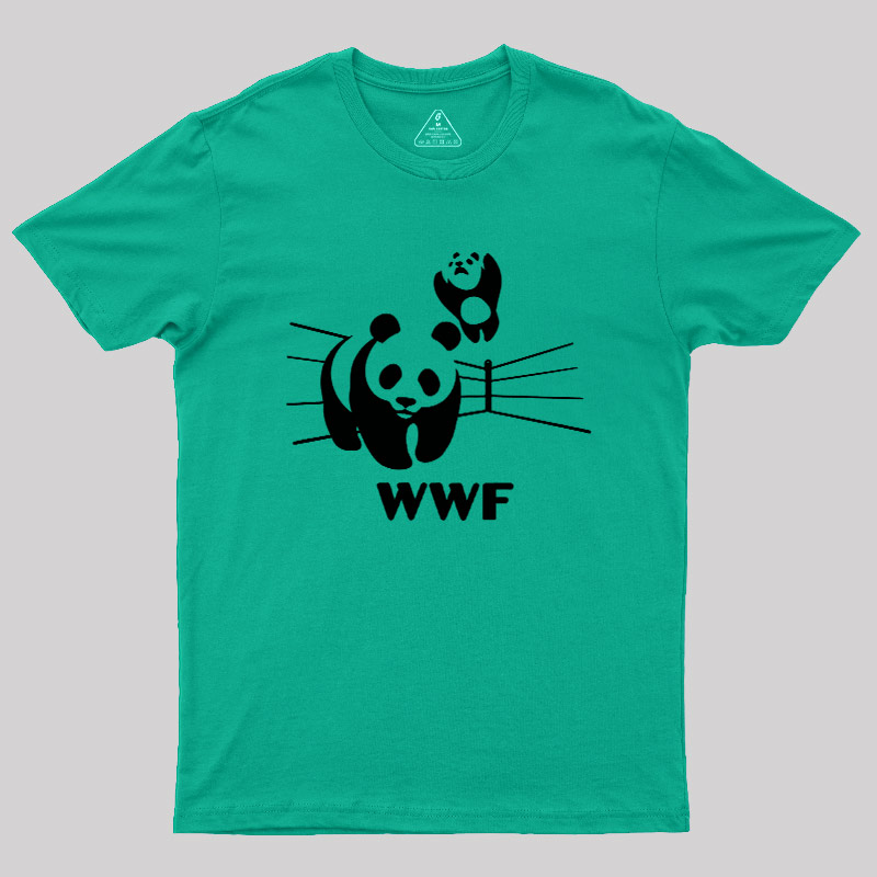 Funny WWF Pandas Geek T-Shirt
