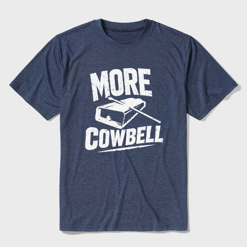 More Cowbell Ultra Soft Heather Tee