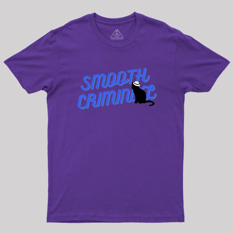 Smooth Criminal Cat Geek T-Shirt