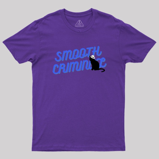 Smooth Criminal Cat Geek T-Shirt