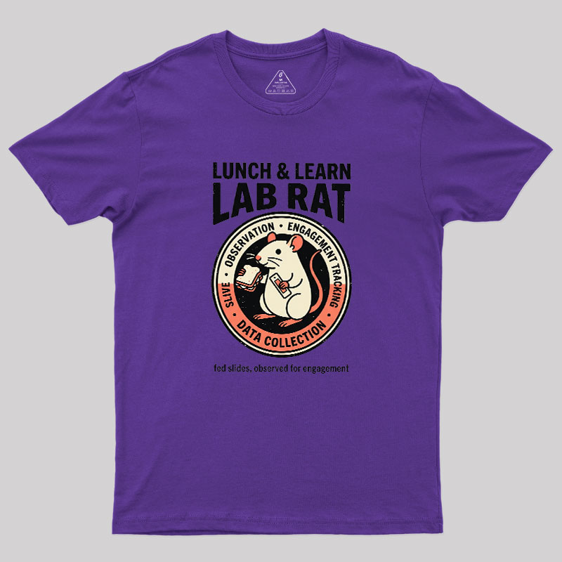 Lunch And Learn Lab Rat Geek T-Shirt