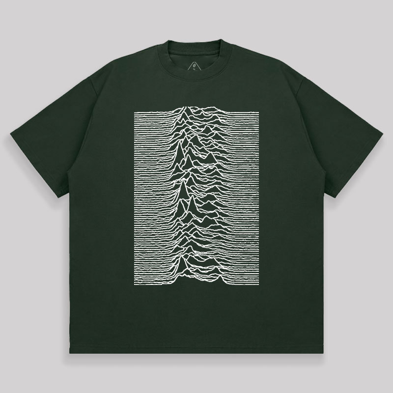 Unknown Pleasures Unisex Oversized T-shirt