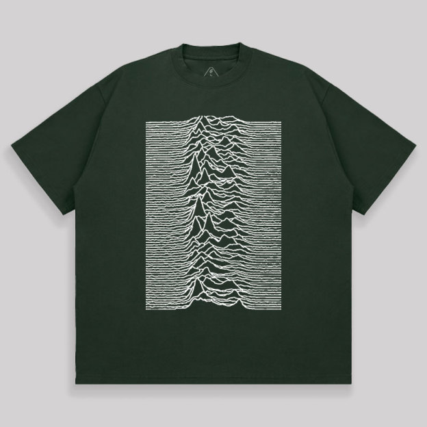 Unknown Pleasures Unisex Oversized T-shirt