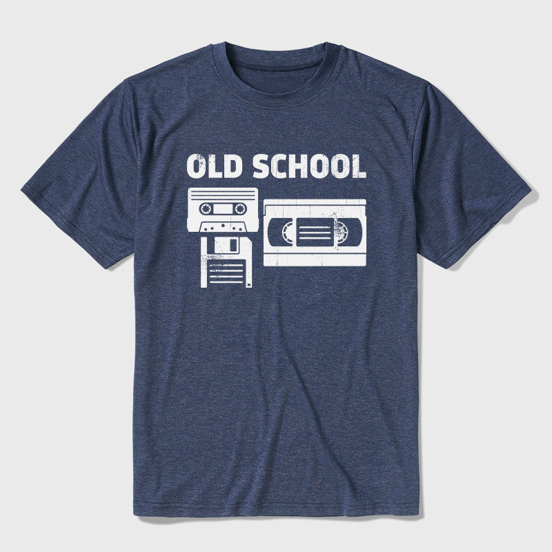 Old School Ultra Soft Heather Tee