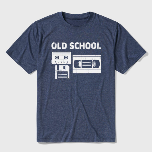 Old School Ultra Soft Heather Tee