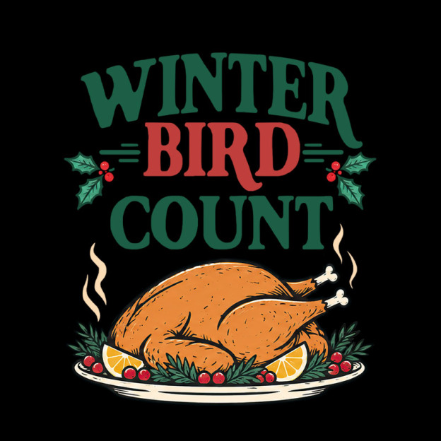 Winter Bird Count Geek T-Shirt