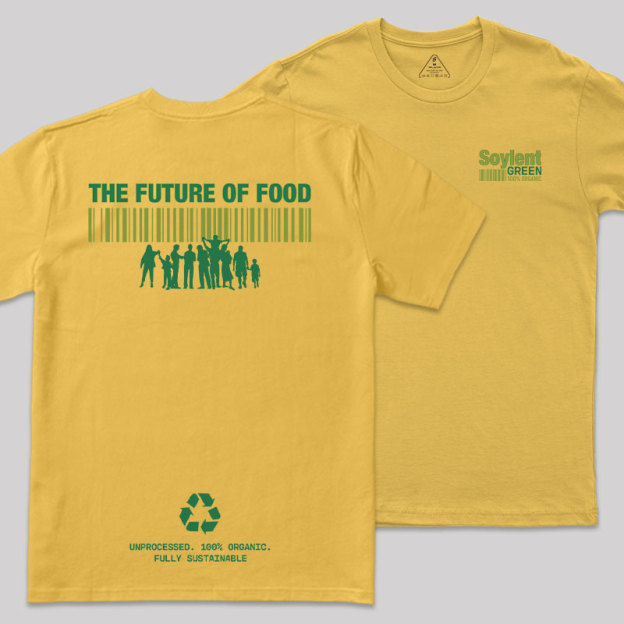 Soylent Green Front and Back Printing Geek T-Shirt