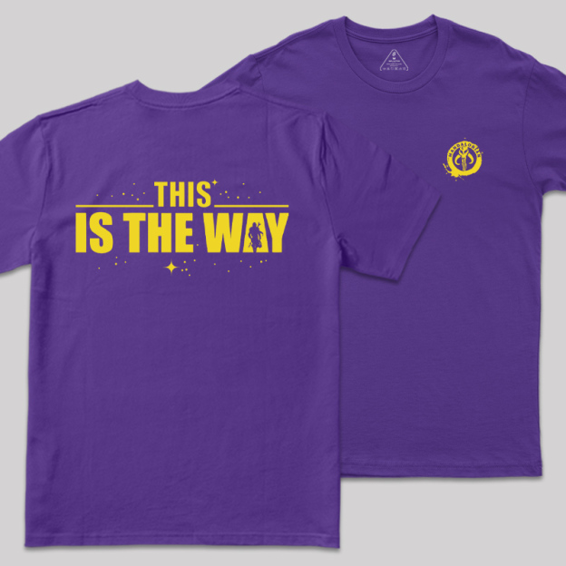 THIS IS THE WAY Front and Back Printing Geek T-Shirt
