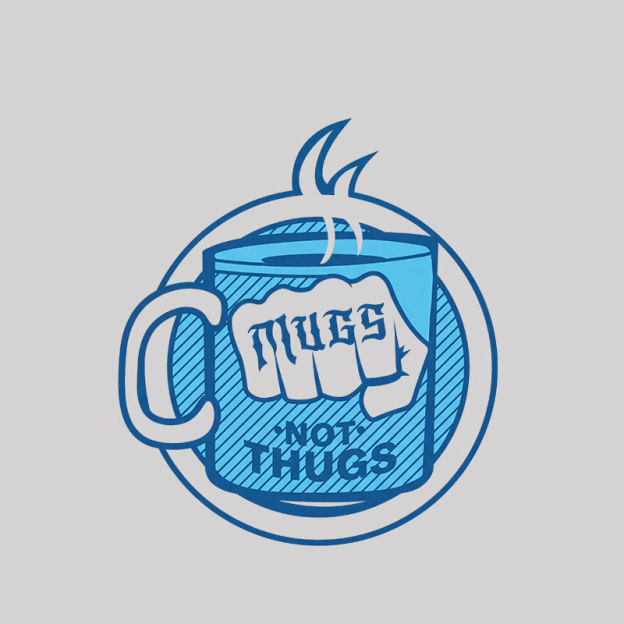 Mugs Not Thugs Geek T-Shirt