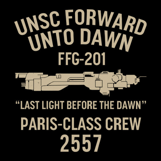 UNSC Forward Unto Dawn Geek T-Shirt