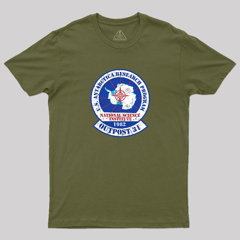Outpost 31 Antarctica 1982 Geek T-Shirt