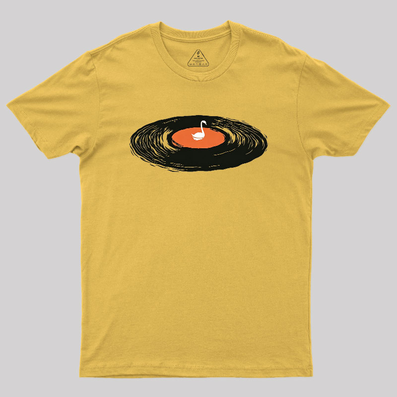 Swan Lake Vinyl Record Visual Geek T-Shirt