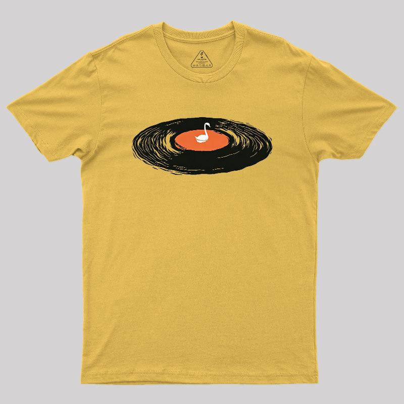Swan Lake Vinyl Record Visual Geek T-Shirt