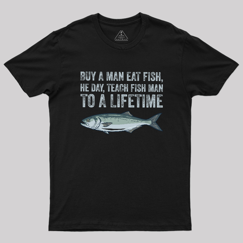 Fish Man Philosophy Geek T-Shirt