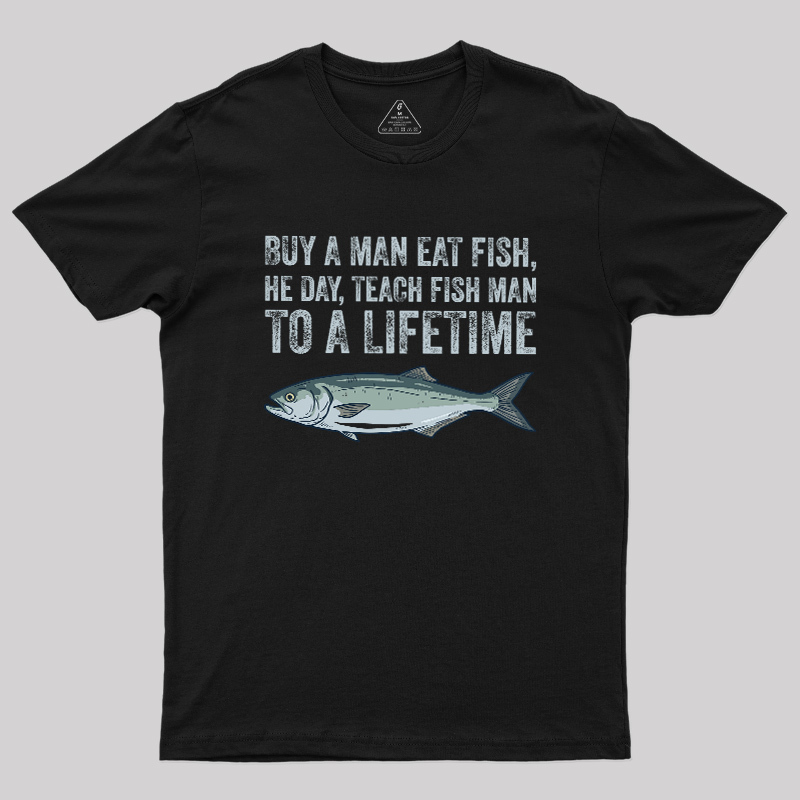 Fish Man Philosophy Geek T-Shirt