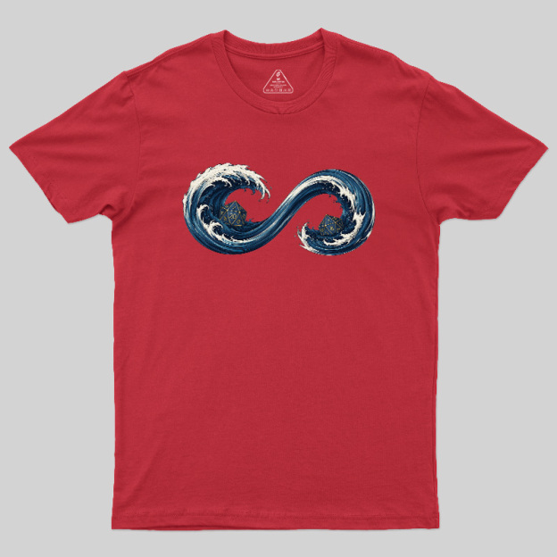 Endless TTRPG Ocean Dice Geek T-Shirt