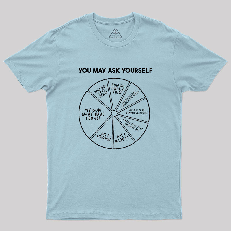 You May Ask Yourself Geek T-Shirt