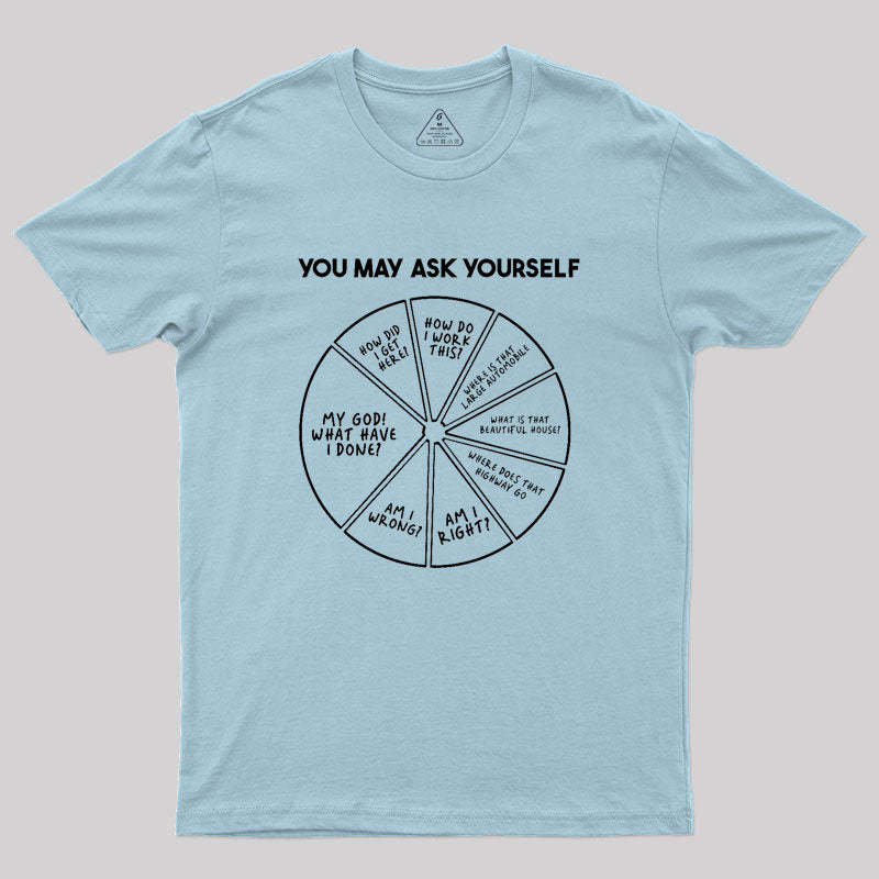 You May Ask Yourself Geek T-Shirt