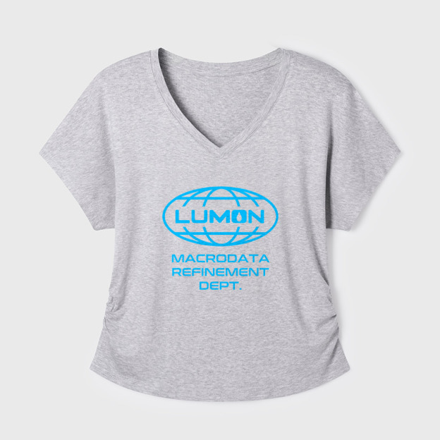 Lumon Scifi Geek Dolman Sleeve V-Neck Shirt
