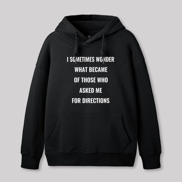 Asking For Directions Geek Hoodie
