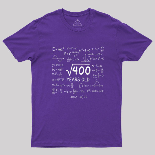 The Age Equation Geek T-Shirt
