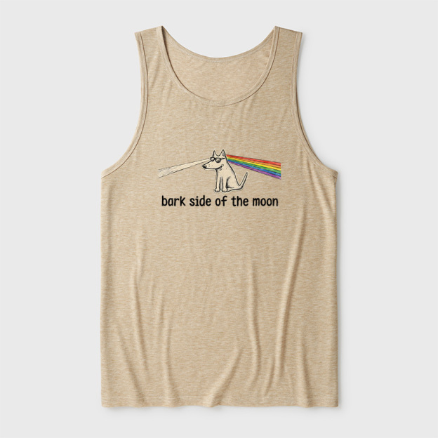 Back Side Of The Moon Ultra Soft Heather Tank