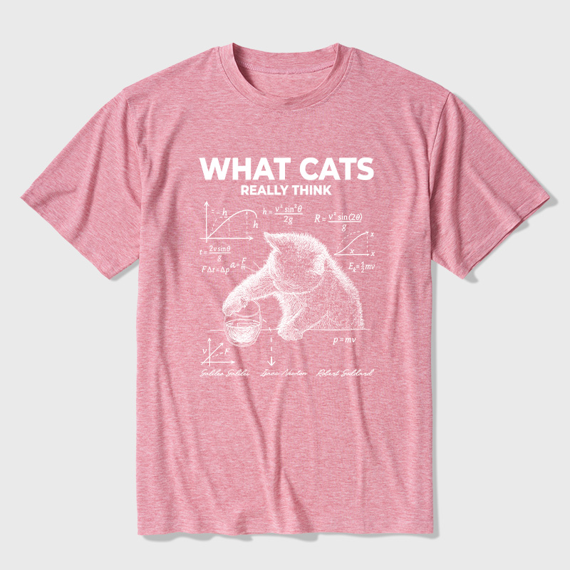 What Cats Really Think Ultra Soft Heather Tee