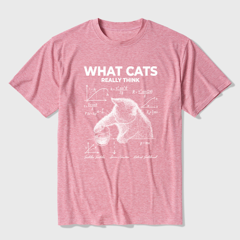 What Cats Really Think Ultra Soft Heather Tee