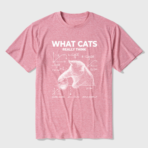 What Cats Really Think Ultra Soft Heather Tee