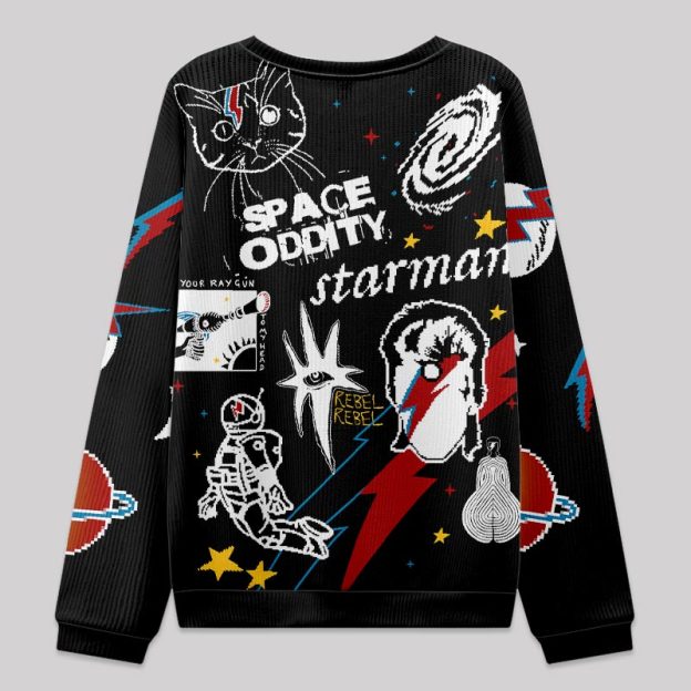 Space Oddity Fuzzy Fleece Sweatshirt