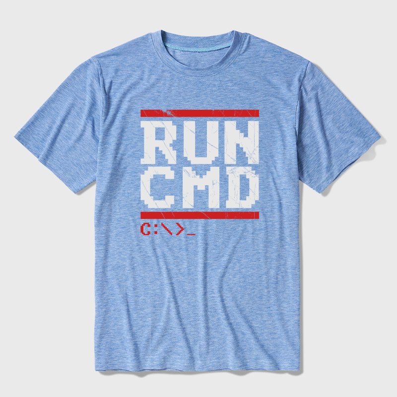 Run CMD Ultra Soft Heather Tee