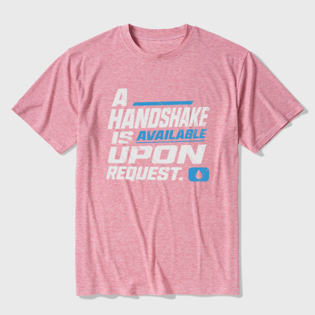 Handshake on Demand Ultra Soft Heather Tee