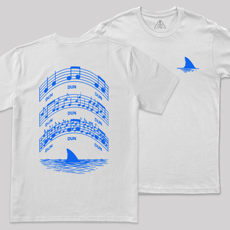 Oceanic Melody Tide Front and Back Printed Geek T-Shirt