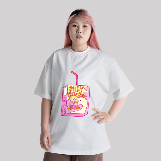 Silly Goose Juice Unisex Oversized T-shirt