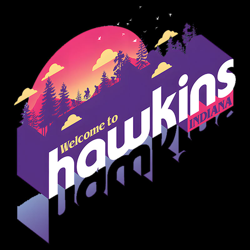 Sunset Hawkins Geek T-Shirt