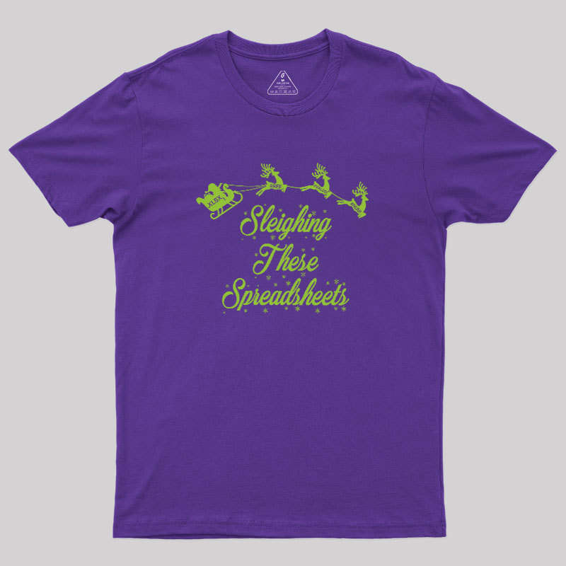 Sleigh Excel-lence Geek T-Shirt