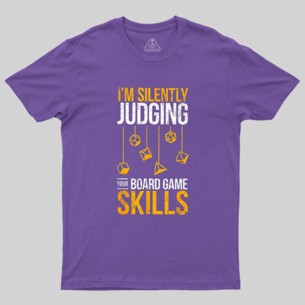 Silent Judgement Geek T-Shirt