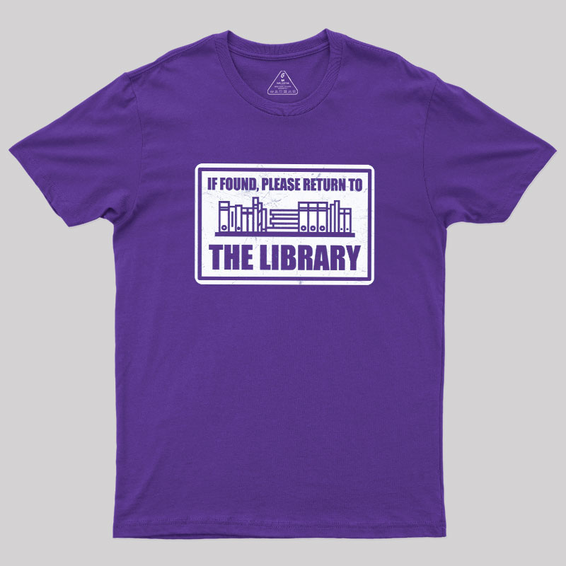 Return to the Library Geek T-Shirt