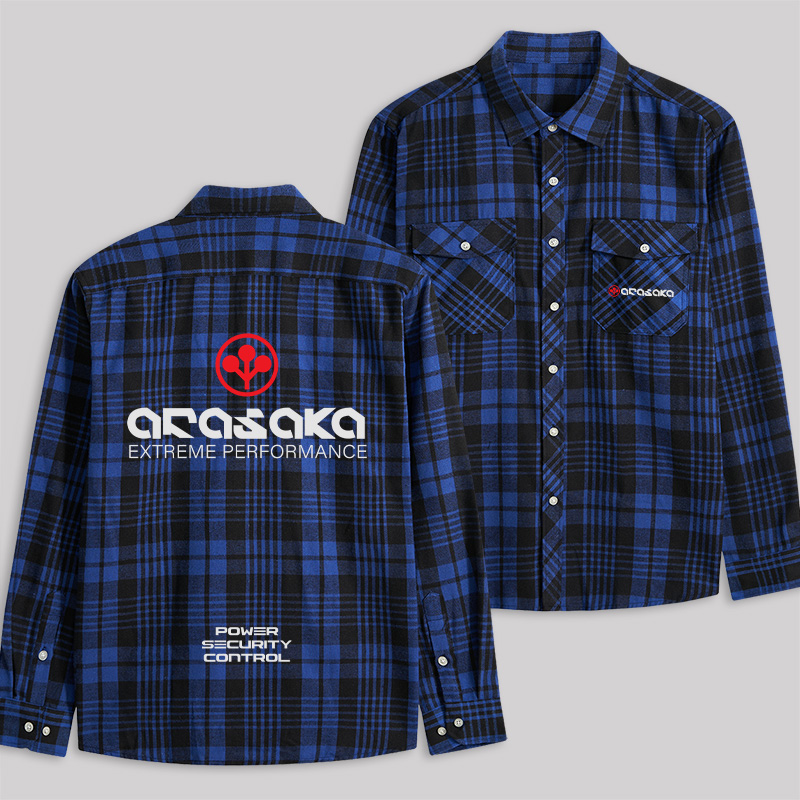 Arasaka Plaid Flannel Shirt
