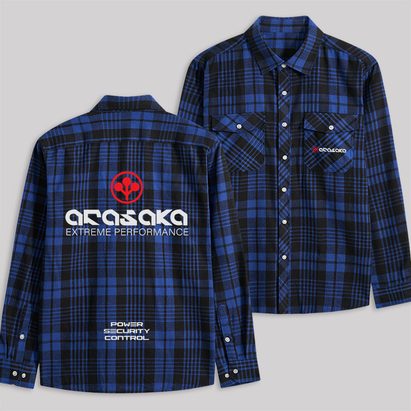 Arasaka Plaid Flannel Shirt