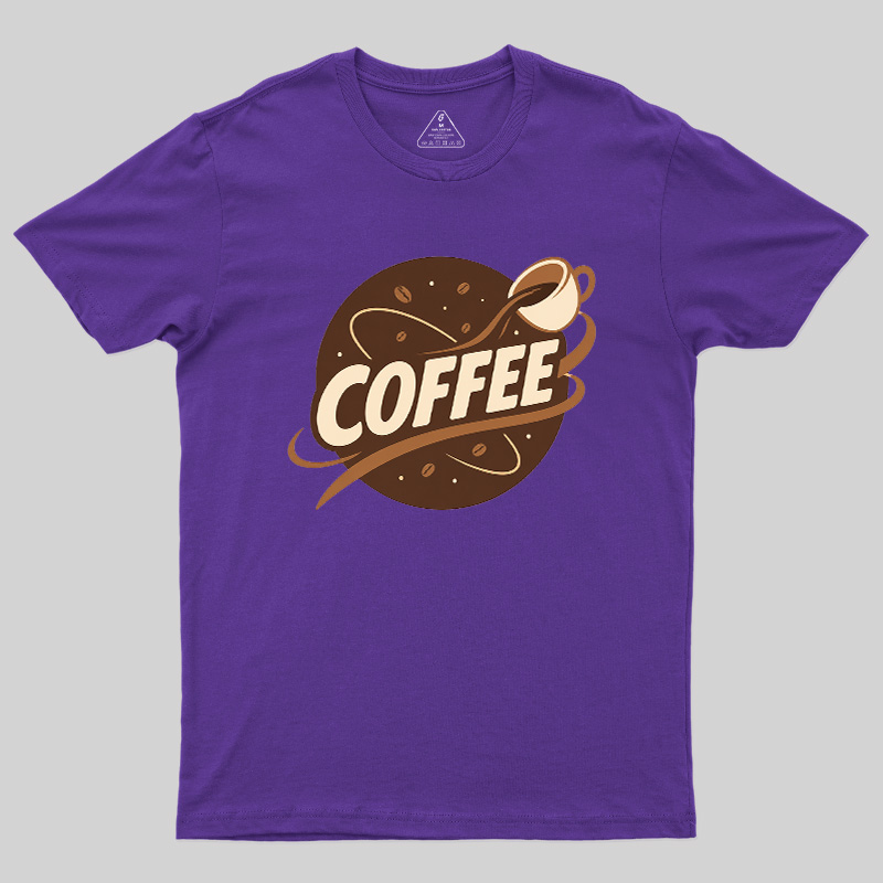 Coffee Lover Pouring Coffee Cup Geek T-Shirt
