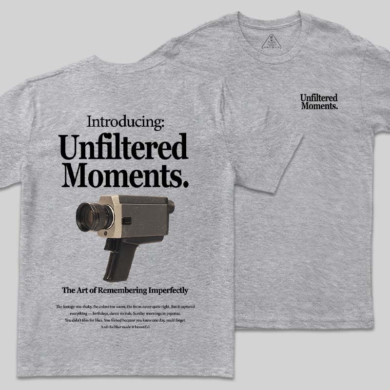 Unfiltered Moments Front and Back Printing Geek T-Shirt