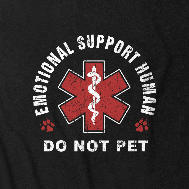 Emotional Support Human Ultra Soft Heather Tank