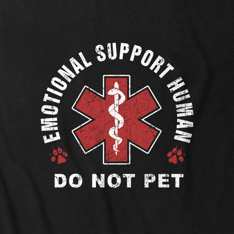 Emotional Support Human Ultra Soft Heather Tank