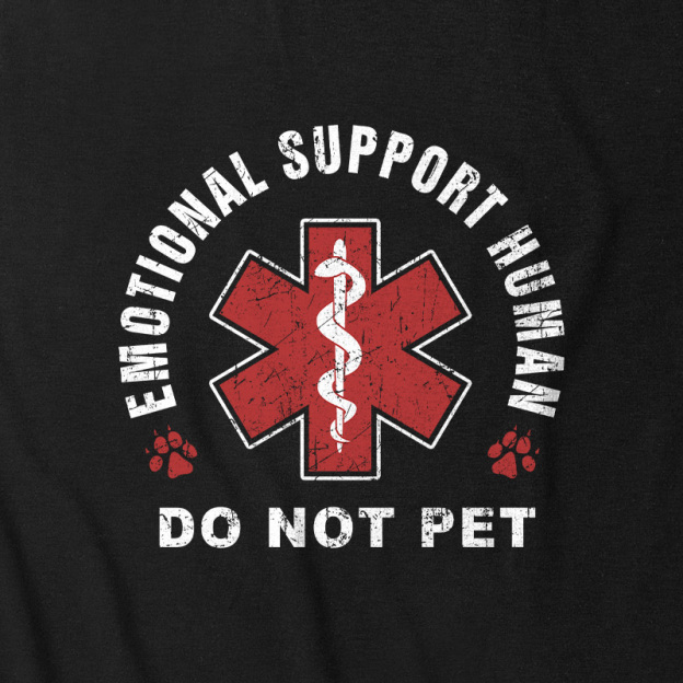 Emotional Support Human Ultra Soft Heather Tank