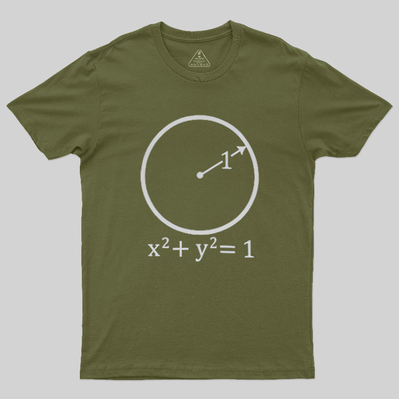 Unit Circle Math Geek T-Shirt