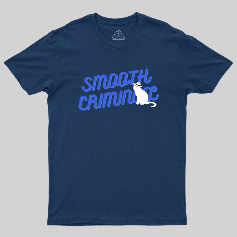 Smooth Criminal Cat Geek T-Shirt