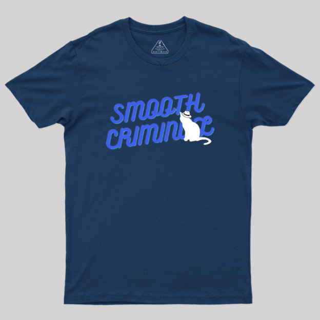 Smooth Criminal Cat Geek T-Shirt
