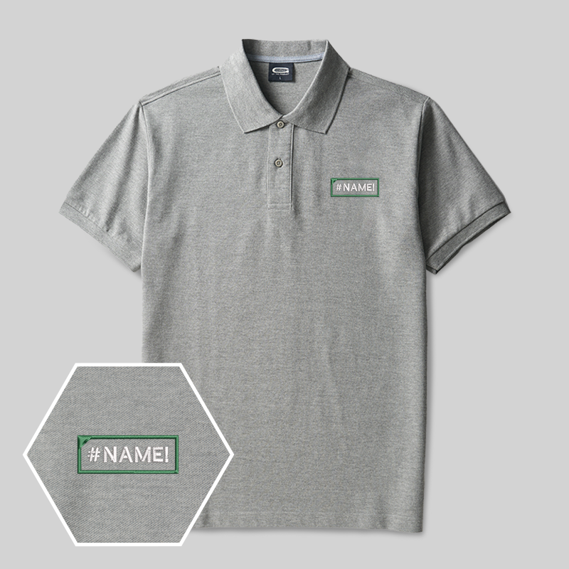 #NAME! Geek Embroidered Polo Shirts