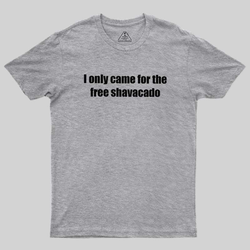 Free Shavacado Geek T-Shirt
